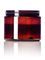 6 oz amber PET plastic single wall jar with 70-400 neck finish