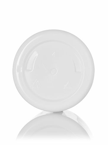 4 oz white PET plastic single wall jar with 58-400 neck finish