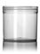 12 oz natural-colored PP plastic single wall jar with 89-400 neck finish