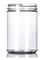 25 oz clear PET plastic single wall jar with 89-400 neck finish