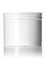 32 oz white PP plastic single wall jar with 120-400 neck finish