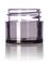 1/4 oz gray PS plastic thick wall jar with 33-400 neck finish
