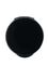 Black PP plastic 24-410 smooth skirt hinged flip top snap cap dispensing cap with pressure sensitive (PS) liner and 3mm orifice