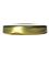 Gold metal 43TW lid with standard plastisol liner