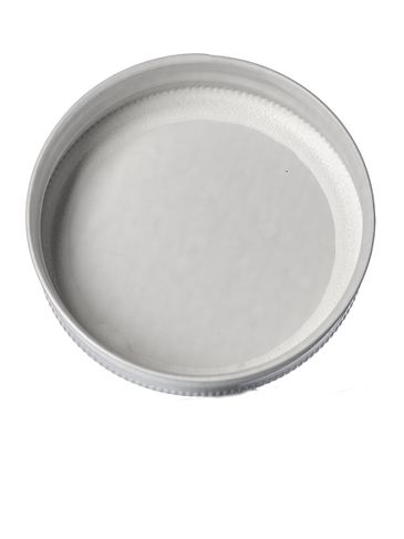 White metal 70-450G lid with standard plastisol liner