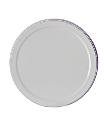 White metal 83-400 lid with standard plastisol liner
