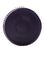 Black phenolic 22-400 lid with PP polycone liner