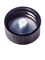 Black phenolic 22-400 lid with PP polycone liner