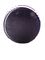 Black phenolic 28-400 lid with polycone liner