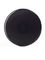 Black phenolic 33-400 lid with LDPE polycone liner