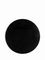Black PP plastic 89-400 smooth skirt lid with pressure sensitive (PS) liner