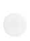White PP plastic 33-400 smooth skirt unlined lid