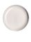 White PP plastic 58-400 unlined dome lid