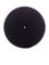 Black PP plastic 70-400 smooth skirt lid with foam liner