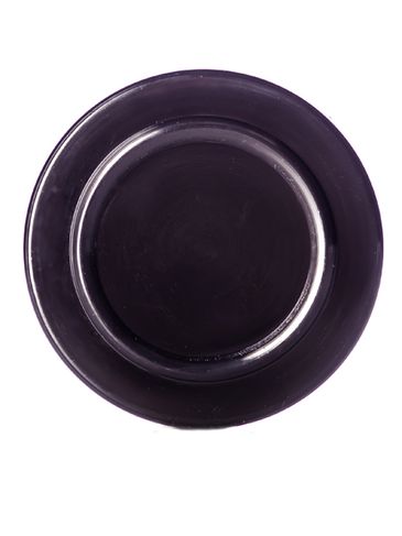 Black PP plastic 43-485 smooth skirt non-dispensing spice cap