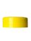 Yellow PP plastic 48-485 smooth skirt 5-hole flip top sifter spice cap with heat induction seal (HIS) liner