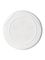 White PP plastic 48-485 smooth skirt 5-hole flip top sifter spice lid with heat induction seal (HIS) liner