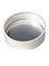 White PP plastic 63-485 smooth skirt 7-hole flip top sifter spice lid with universal heat induction seal (HIS) liner