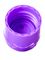 Purple PP plastic 20-410 smooth skirt unlined hinged flip top snap dispensing lid (0.25 inch orifice)