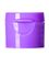 Purple PP plastic 20-410 smooth skirt snap cap flip top unlined lid