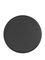Black PP plastic 89-400 ribbed skirt lid with foam liner
