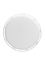 White HDPE plastic 38-400 tamper evident dairy lid with foam liner