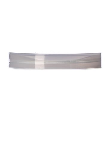 Natural-colored PP plastic 70-400 smooth skirt lid with heat induction seal (HIS) liner