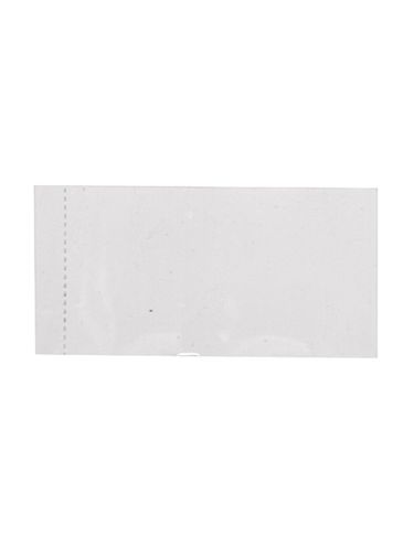 66 mm x 32 mm clear PVC plastic perforated shrink band for 38 mm neck finish