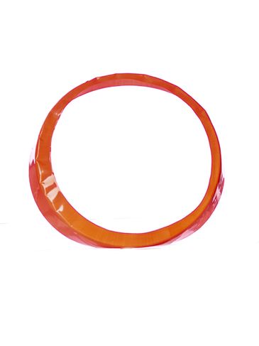 192 x 25 mm red plastic preformed shrink band