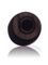 0.875 x 2.625 inch black LDPE plastic 1/2 oz tube with cap