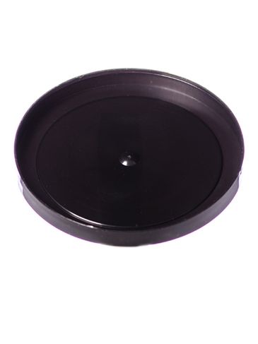 Black plastic lid for 1.5 oz snap jars