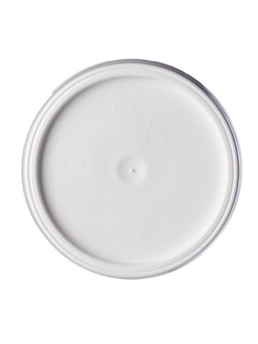 1 gallon white HDPE plastic double-lock tear-tab lid of 50 mil thickness