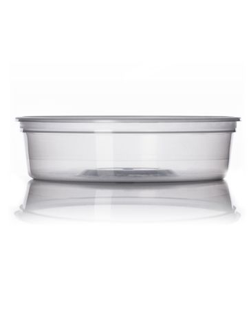 4.5 oz natural-colored PP plastic round tub