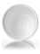 32 oz white HDPE plastic round tub